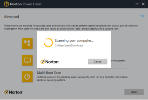 2. Norton Power Eraser — Лучшая скачиваемая программа для поиска и удаления вирусов (Бесплатная загрузка онлайн)