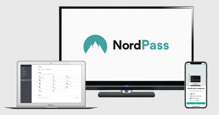 4. Nordpass-uživatelsky přívětivý s pokročilým šifrováním