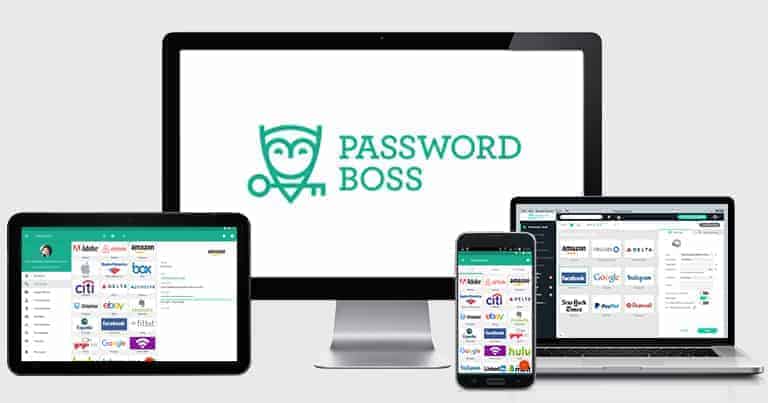 9. Password Boss - bonne gamme de fonctionnalités de gestion des mots de passe