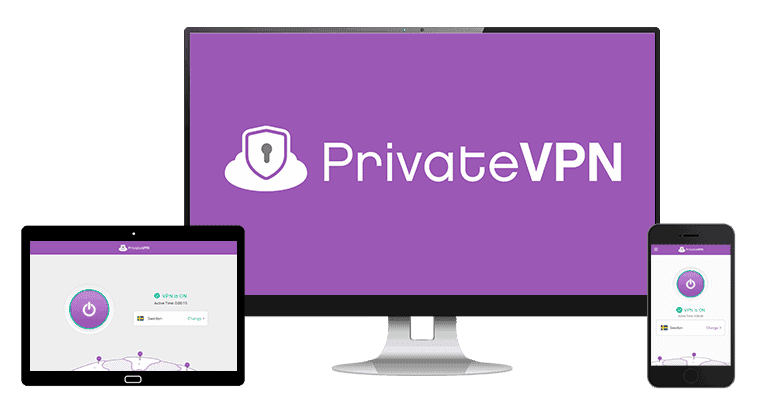 7. Privatevpn - хороший минималистичный VPN для потоковой передачи