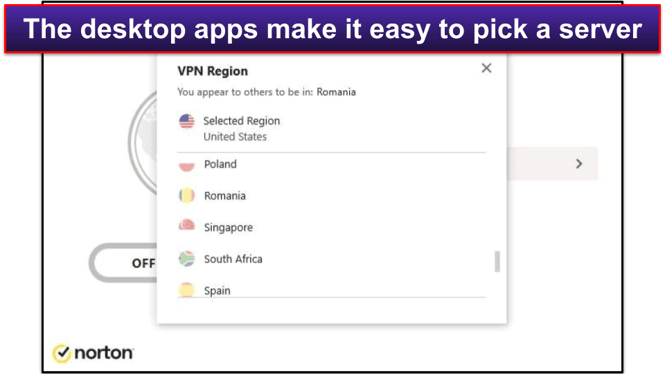 Norton Secure VPN Easy of Использования: мобильные и настольные приложения