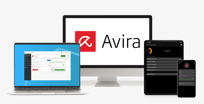 8. Avira Manager Password - Интуитивно приложение за Windows + добър безплатен план