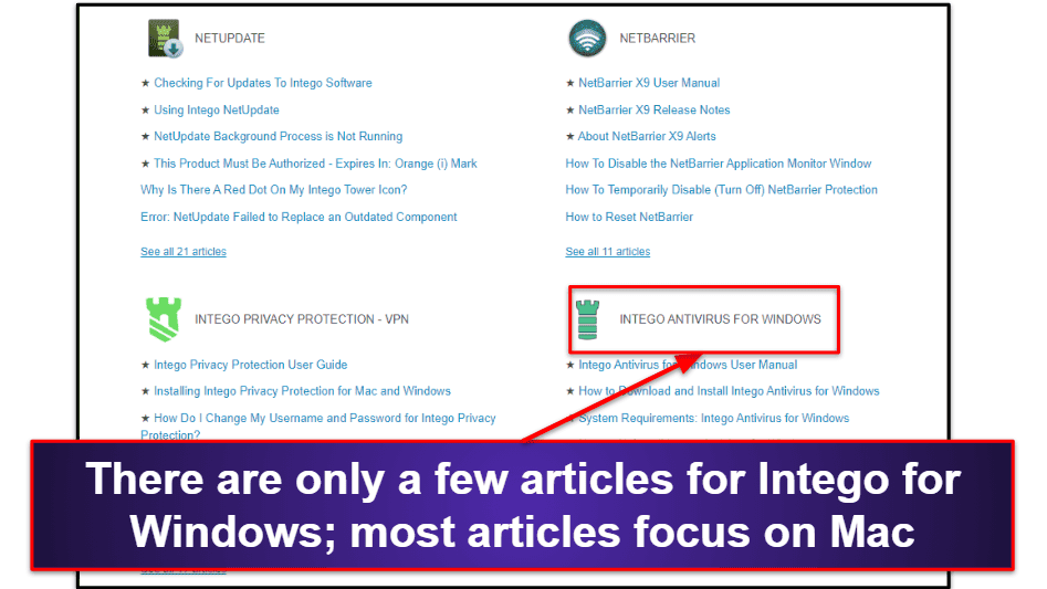 Intego Antivirüs Müşteri Desteği