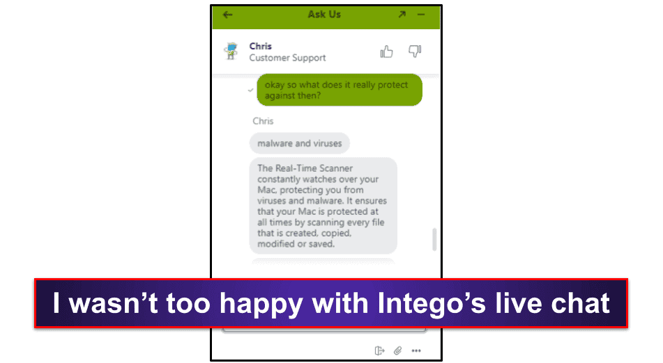 Intego Antivirüs Müşteri Desteği