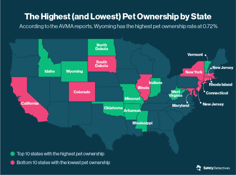 The Most (and Least) Pet-Friendly States In America