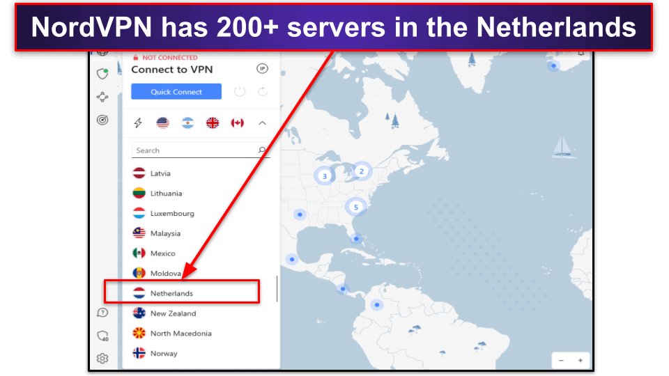 &#55358;&#56649; 3. Nordvpn - Быстрые скорости с отличными функциями безопасности