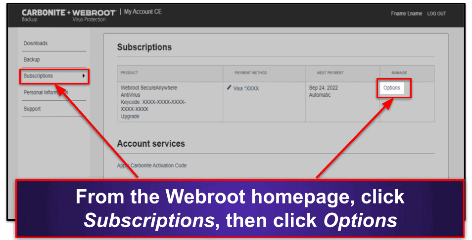 Como cancelar sua assinatura Webroot (guia passo a passo)