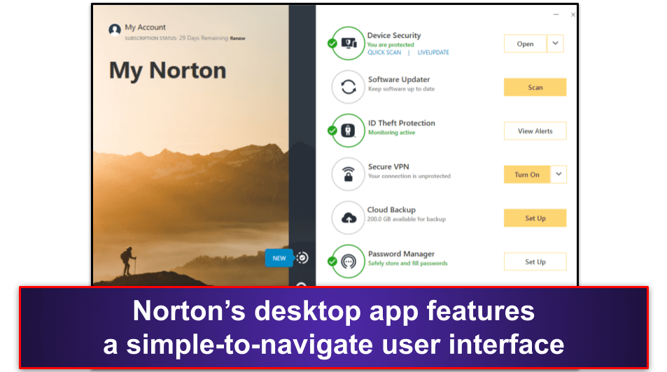 McAfee vs. Norton: แอพและความสะดวกในการใช้งาน