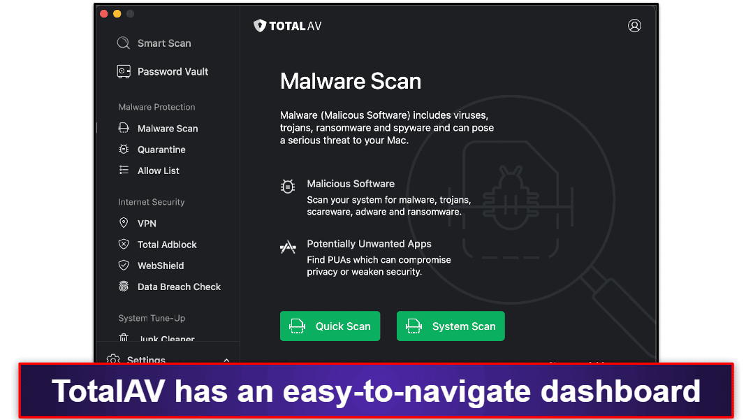 ��2. TotalAV — Best for Mac Optimization