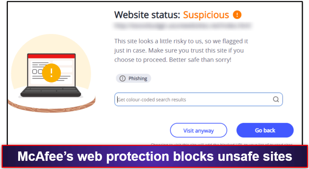 4. McAfee Total Protection — Good Anti-Malware Engine & Cybersecurity Protections