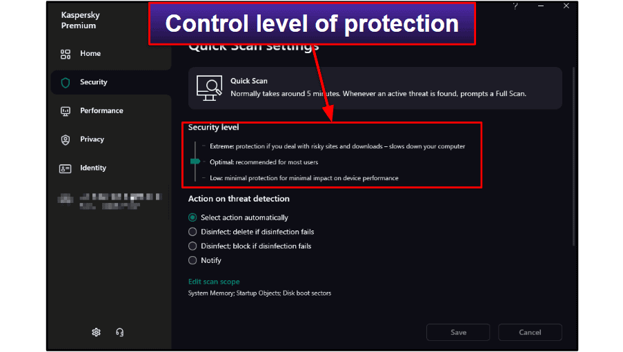 Kaspersky Ease of Use and Setup