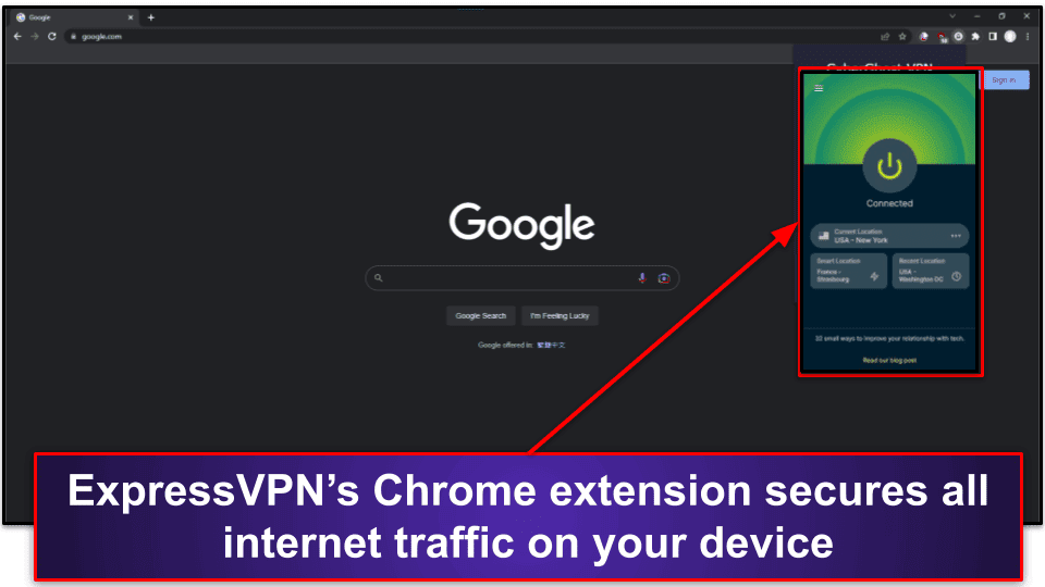 ��1. ExpressVPN — Best Overall VPN for Google Chrome in 2023