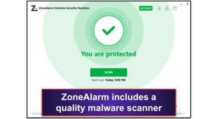 is zonealarm antivirus any good